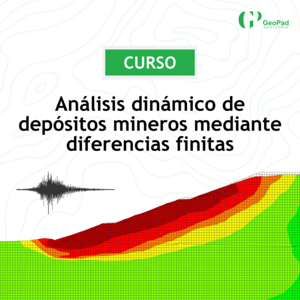 Análisis dinámico de depósitos mineros mediante diferencias finitas